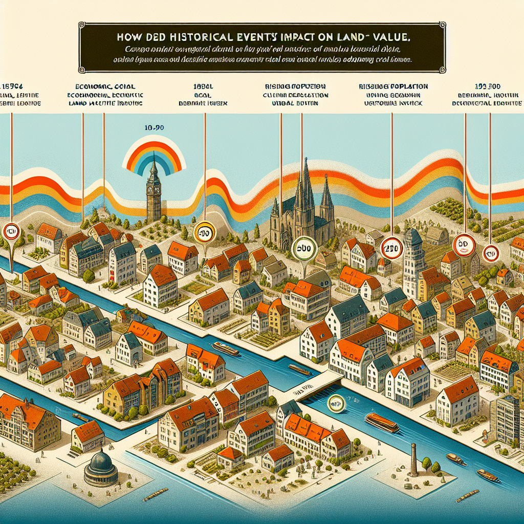 Einfluss historischer Ereignisse auf Bodenrichtwert in Dortmund Kley